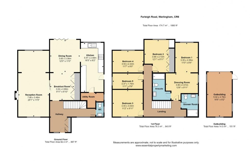 Floorplan for Farleigh Road, Warlingham