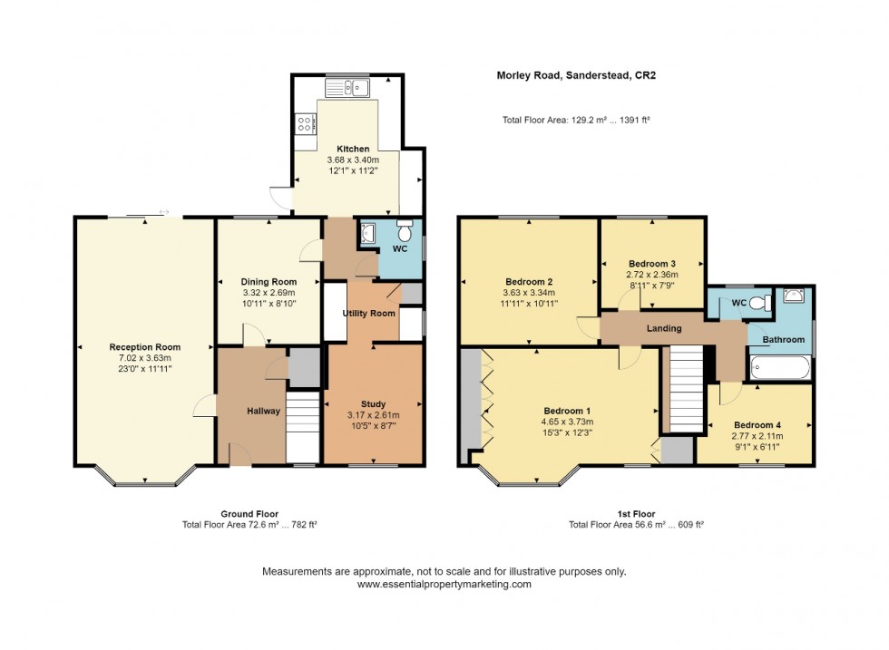 Floorplan for Morley Road, Sanderstead