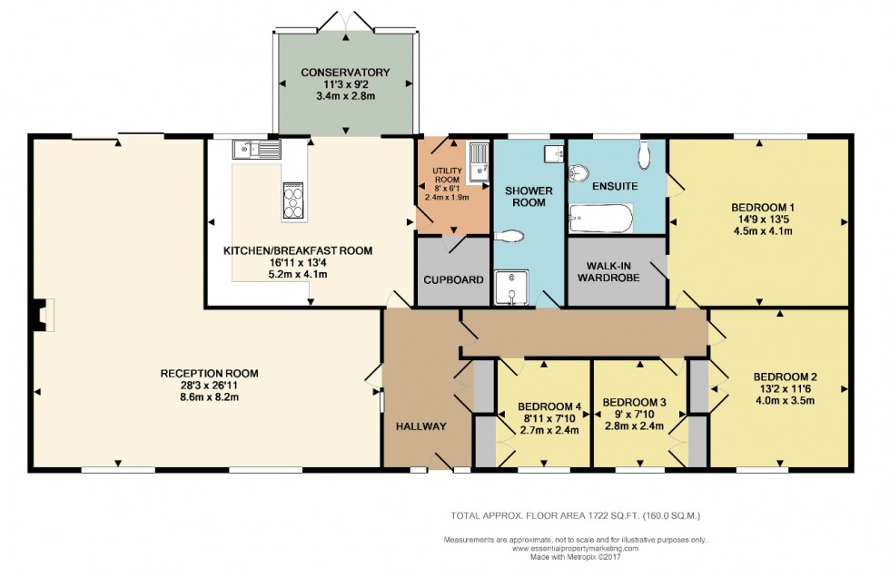 Floorplan for Westhall Road, Warlingham