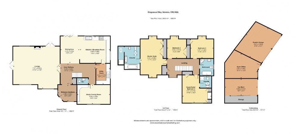 Floorplan for Kingswood Way, South Croydon