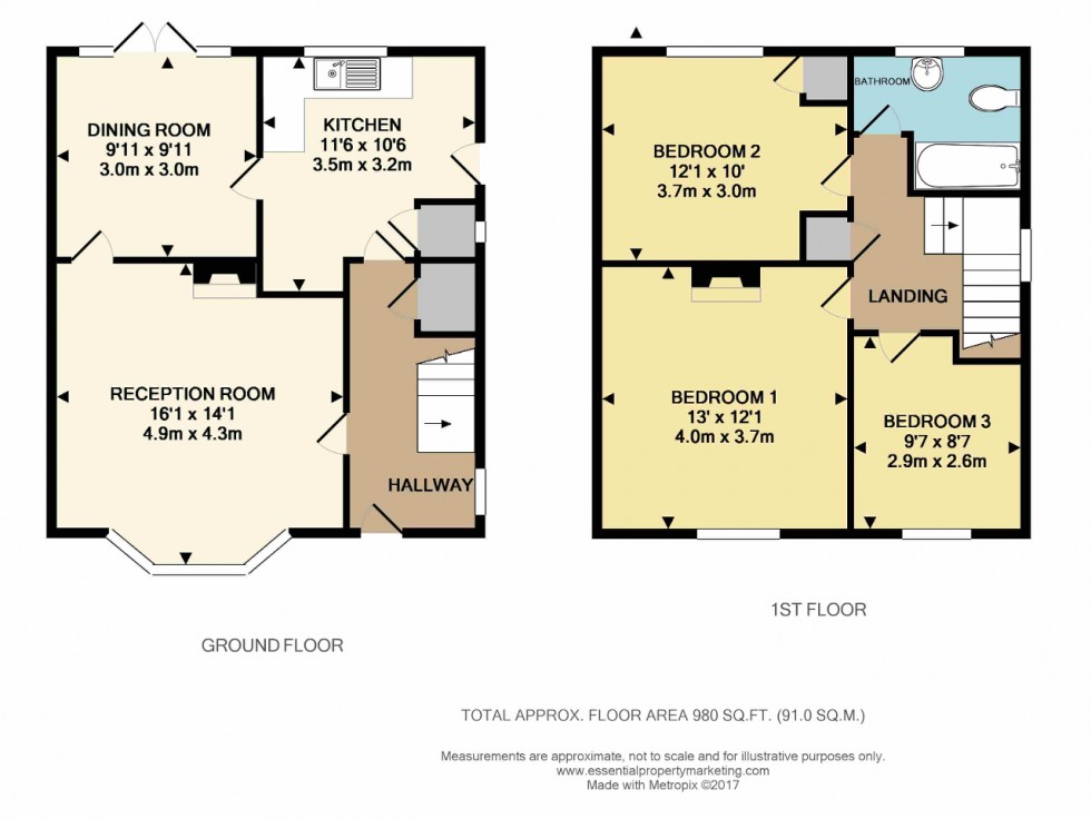 Floorplan for Sanderstead, South Croydon