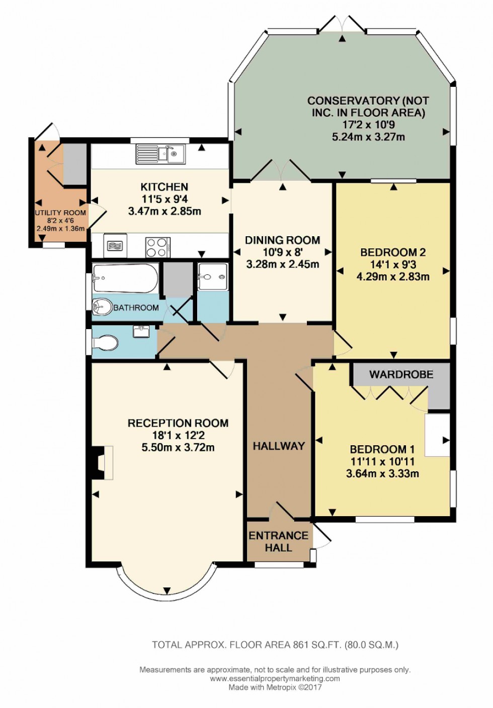 Floorplan for Sanderstead, South Croydon