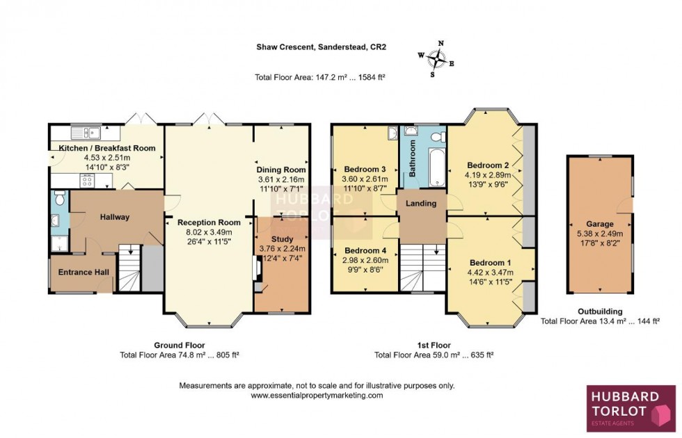 Floorplan for Sanderstead