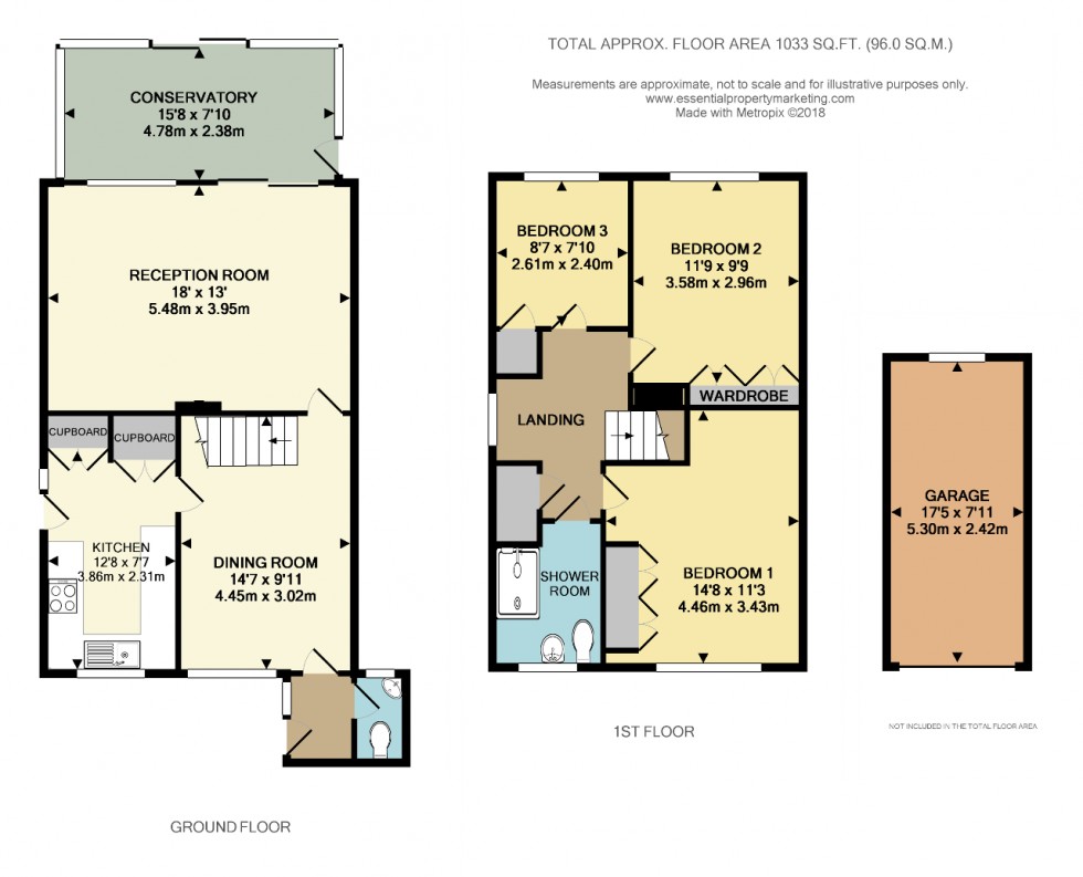 Floorplan for Croham Mount, South Croydon