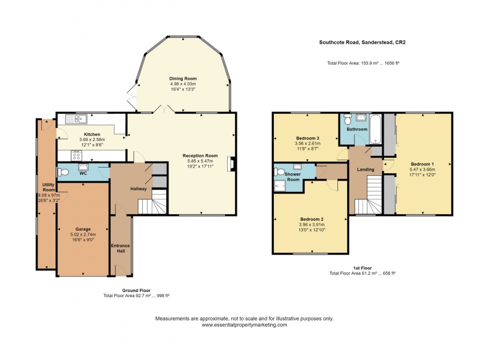 Floorplan for Sanderstead, South Croydon