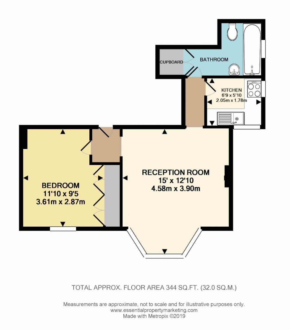 Floorplan for Dornton Road, South Croydon