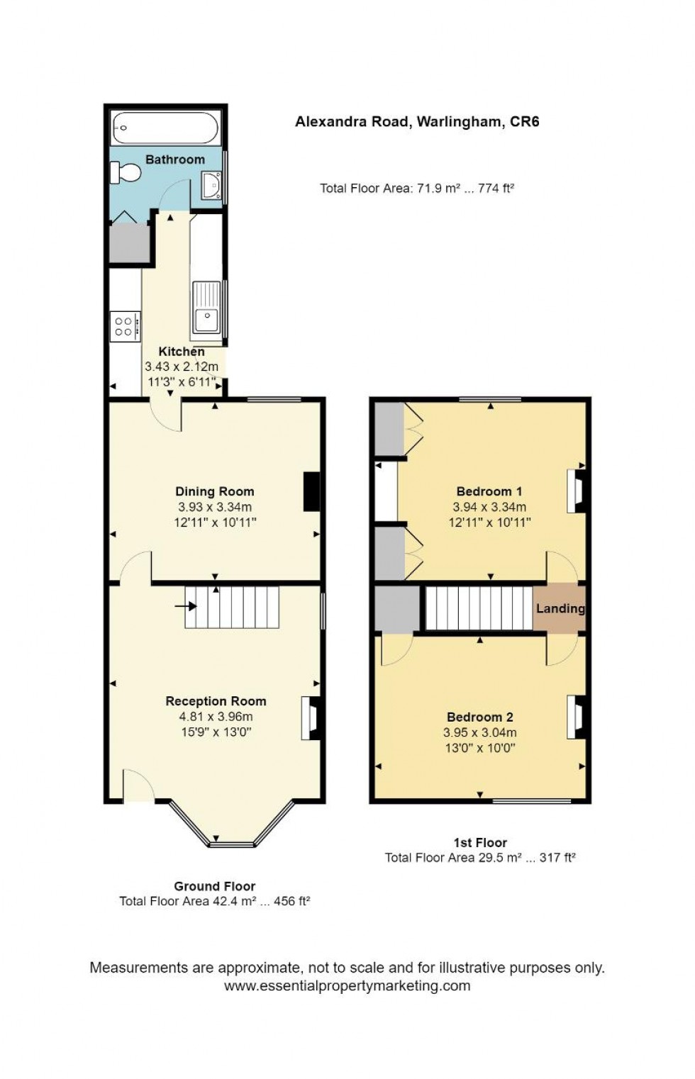 Floorplan for Alexandra Road, Warlingham