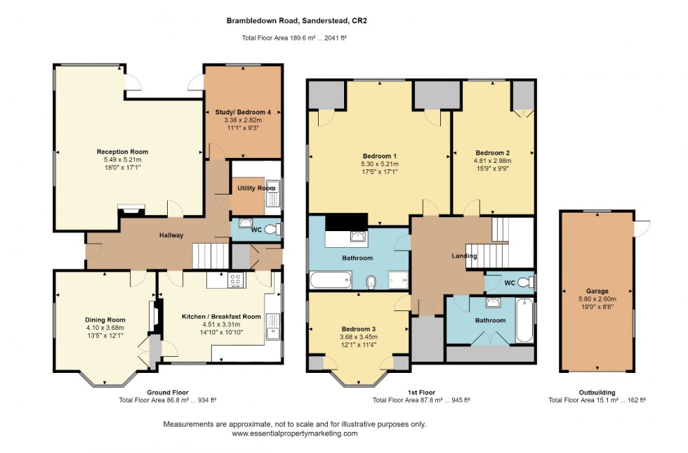 Floorplan for Sanderstead, South Croydon