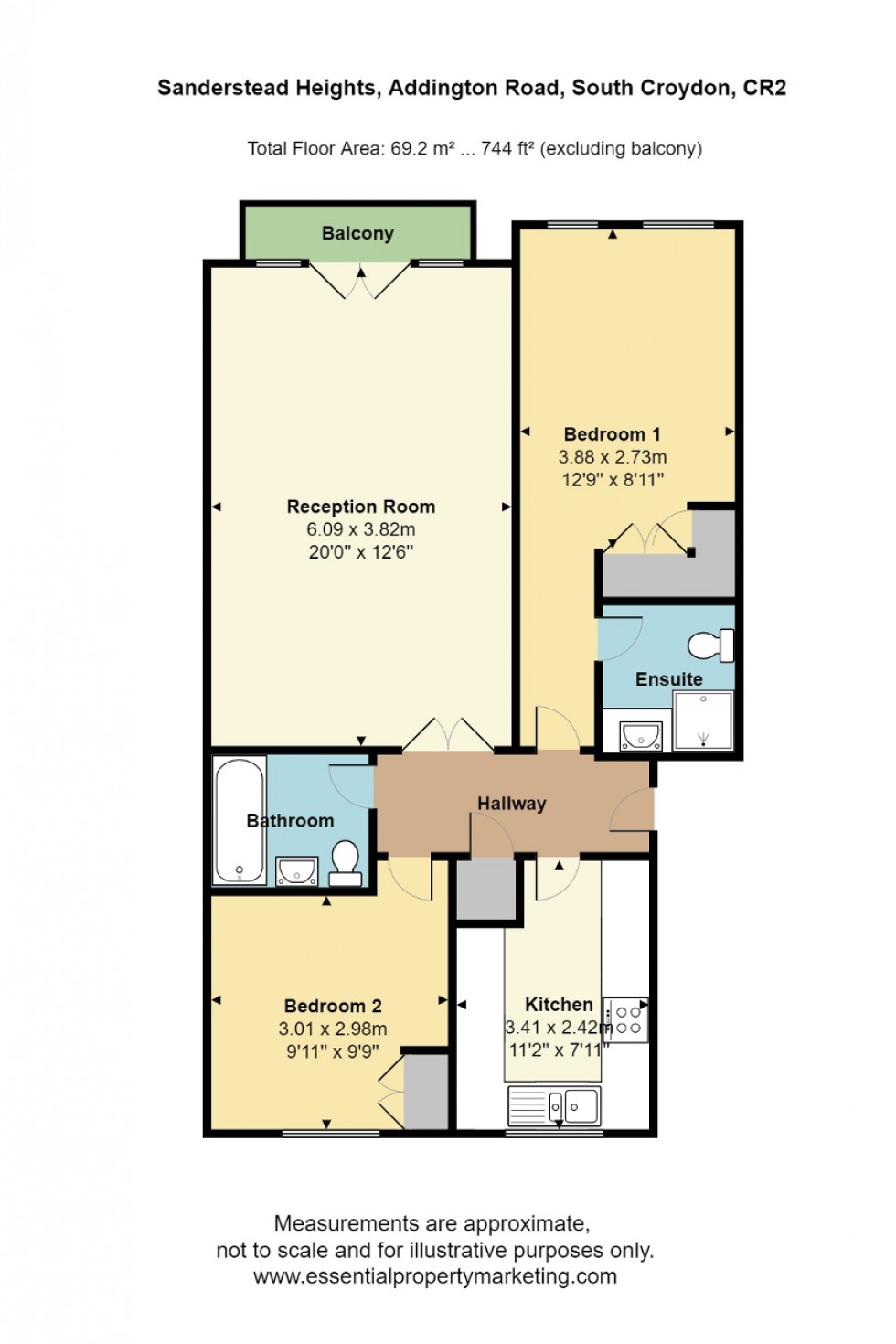 Floorplan for Addington Road, Sanderstead