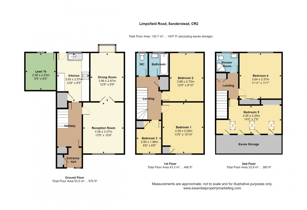 Floorplan for Limpsfield Road, Sanderstead