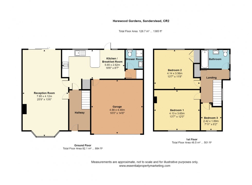 Floorplan for Sanderstead, South Croydon