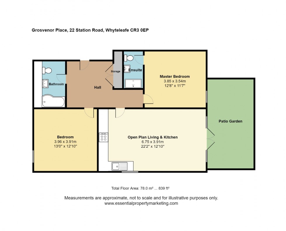 Floorplan for Station Road, Whyteleafe, Caterham