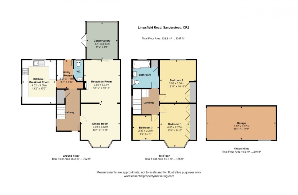 Floorplan for Limpsfield Road, Sanderstead