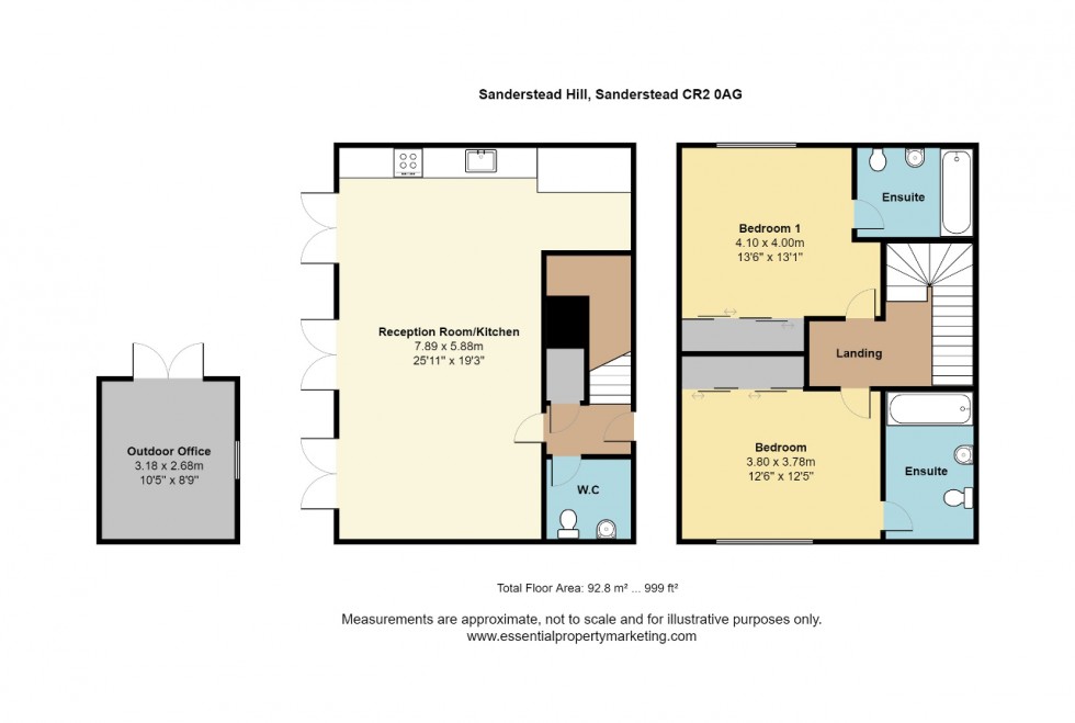 Floorplan for Sanderstead, South Croydon