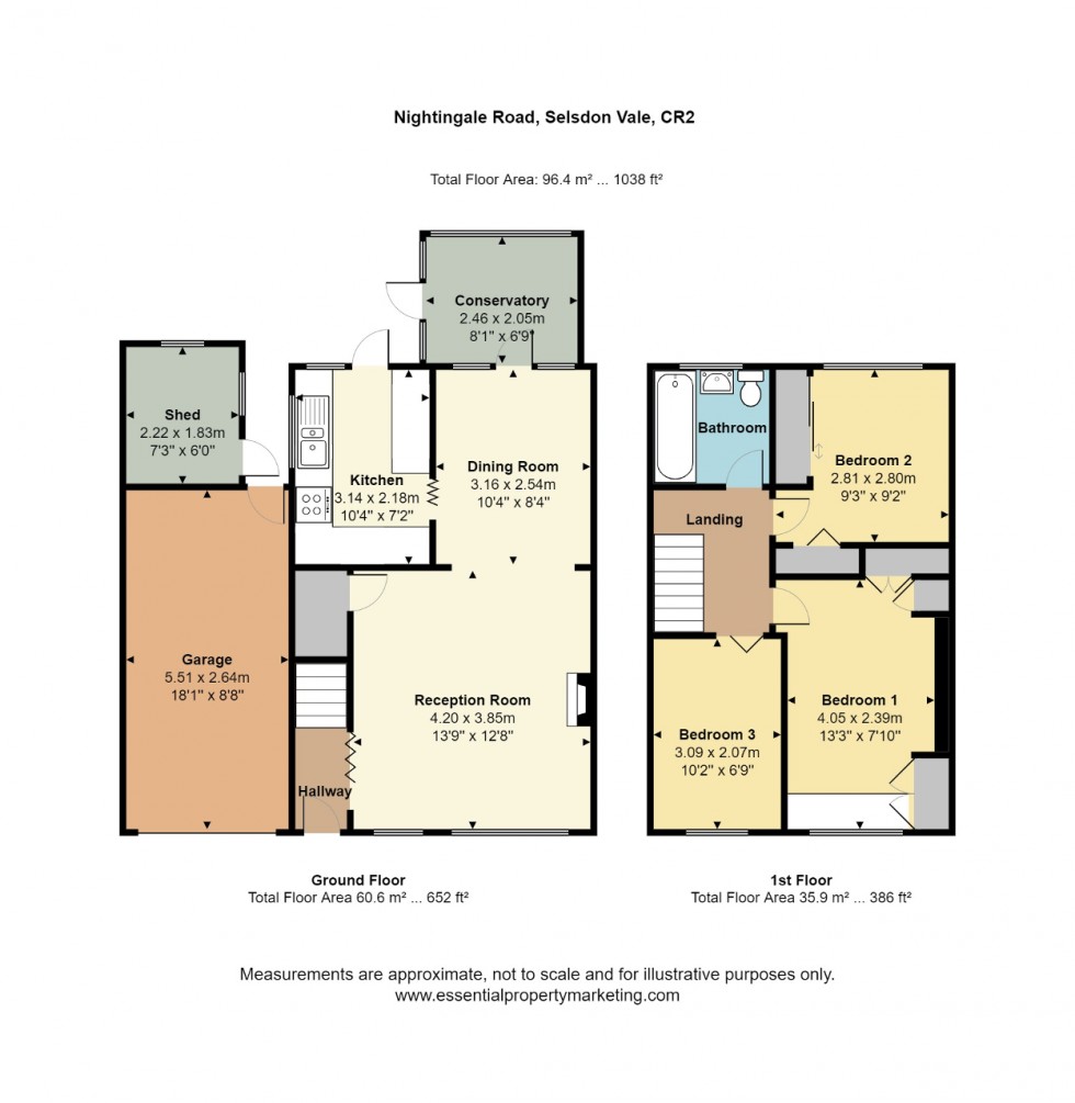 Floorplan for Selsdon, South Croydon