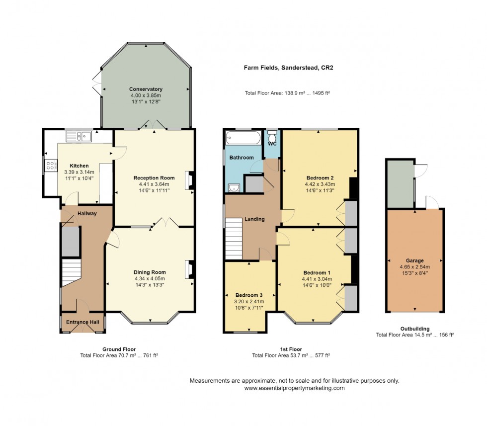 Floorplan for Sanderstead, South Croydon