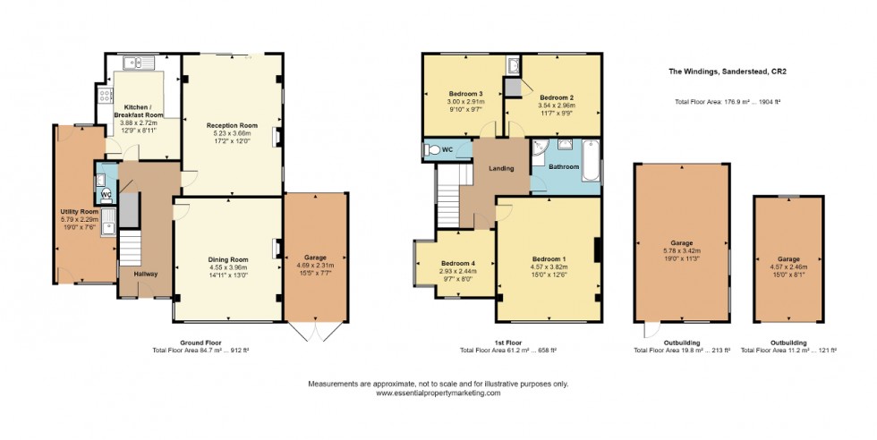 Floorplan for The Windings, Sanderstead