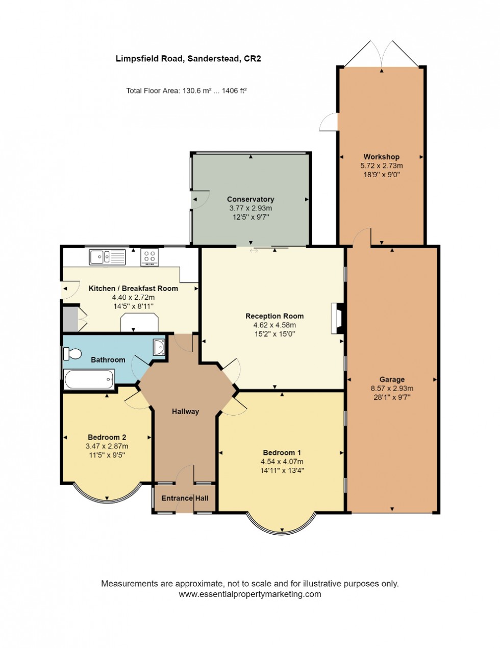 Floorplan for Limpsfield Road, Sanderstead