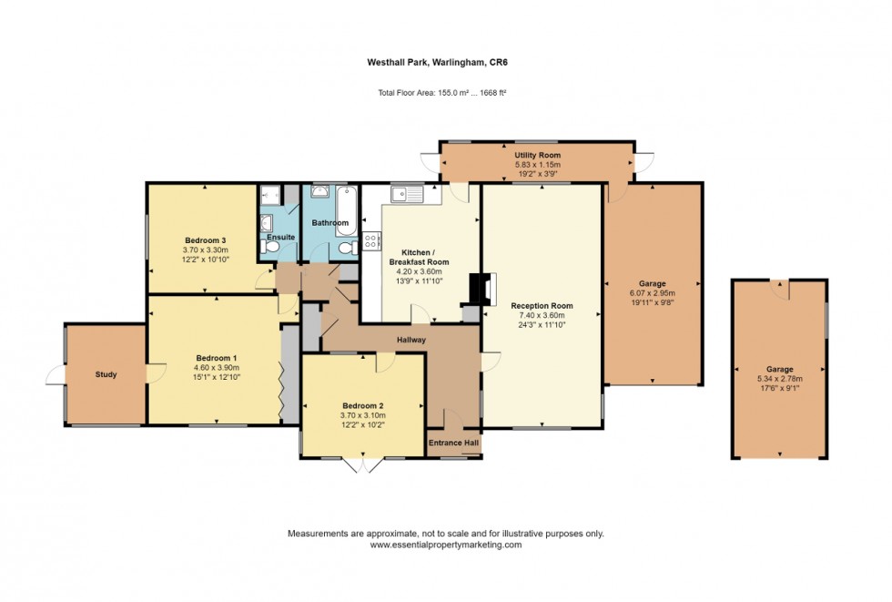 Floorplan for Westhall Park, Warlingham