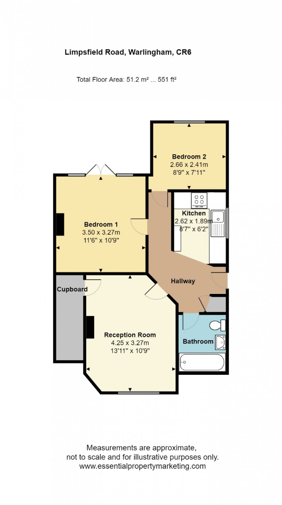 Floorplan for Limpsfield Road, Warlingham