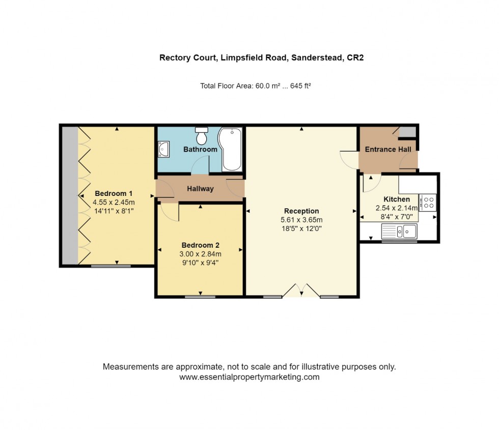 Floorplan for Limpsfield Road, Sanderstead