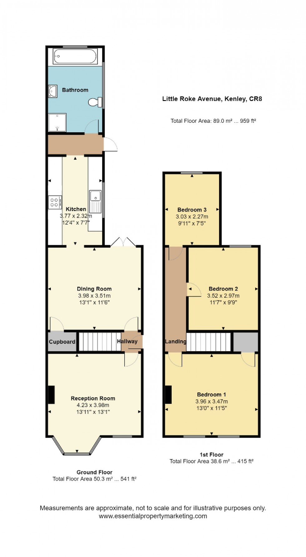 Floorplan for Little Roke Avenue, Kenley