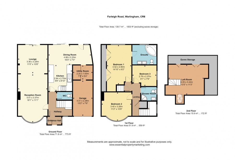 Floorplan for Farleigh Road, Warlingham