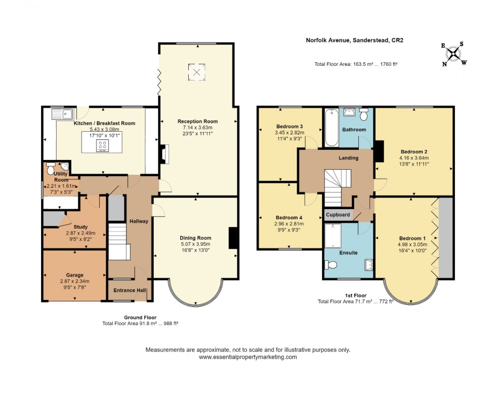 Floorplan for Norfolk Avenue, South Croydon