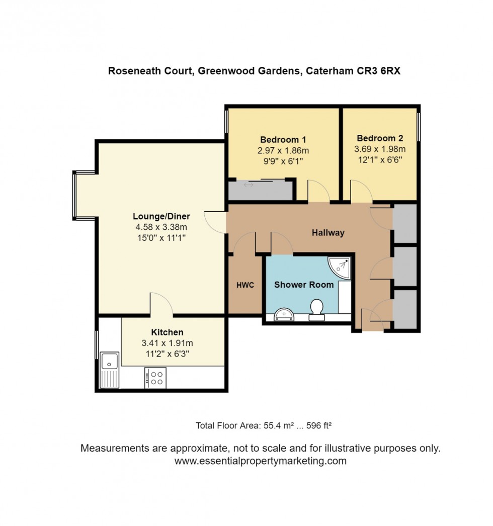 Floorplan for Greenwood Gardens, Caterham