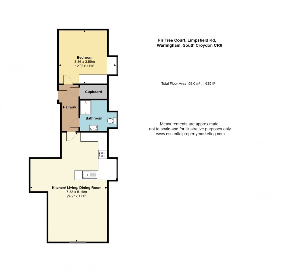 Floorplan for Limpsfield Road, Warlingham