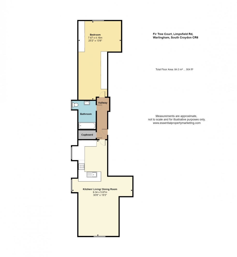 Floorplan for Limpsfield Road, Warlingham