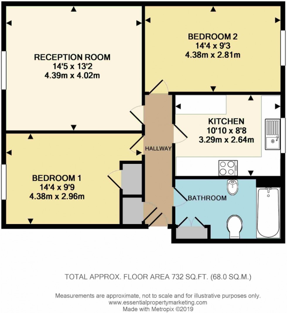 Floorplan for Banstead Road, Caterham