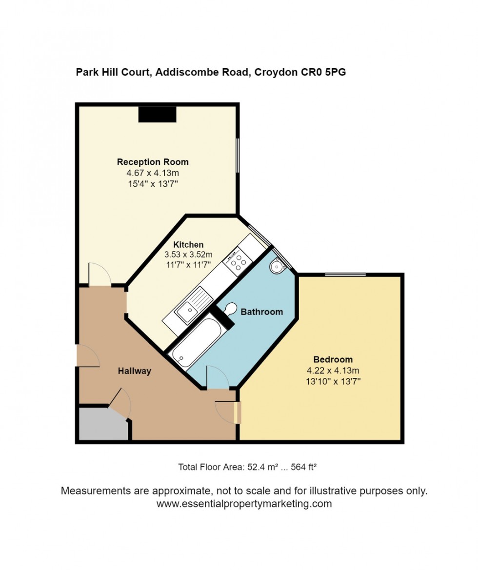 Floorplan for Addiscombe road, Croydon