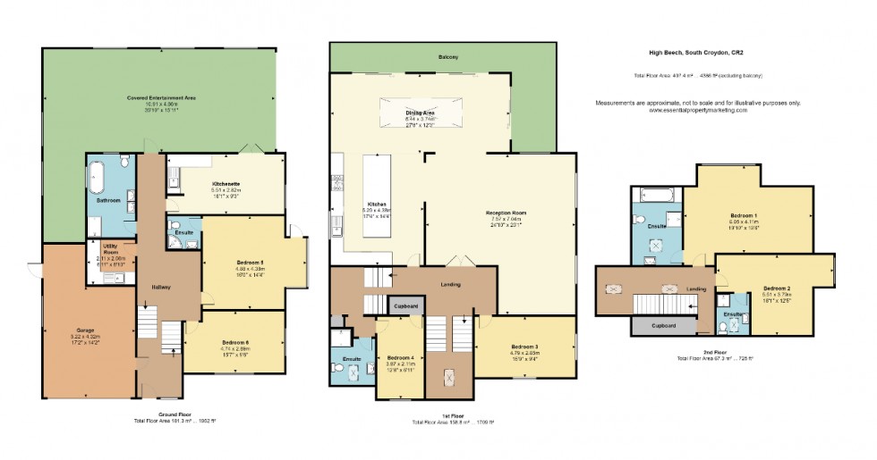 Floorplan for High Beech, South Croydon