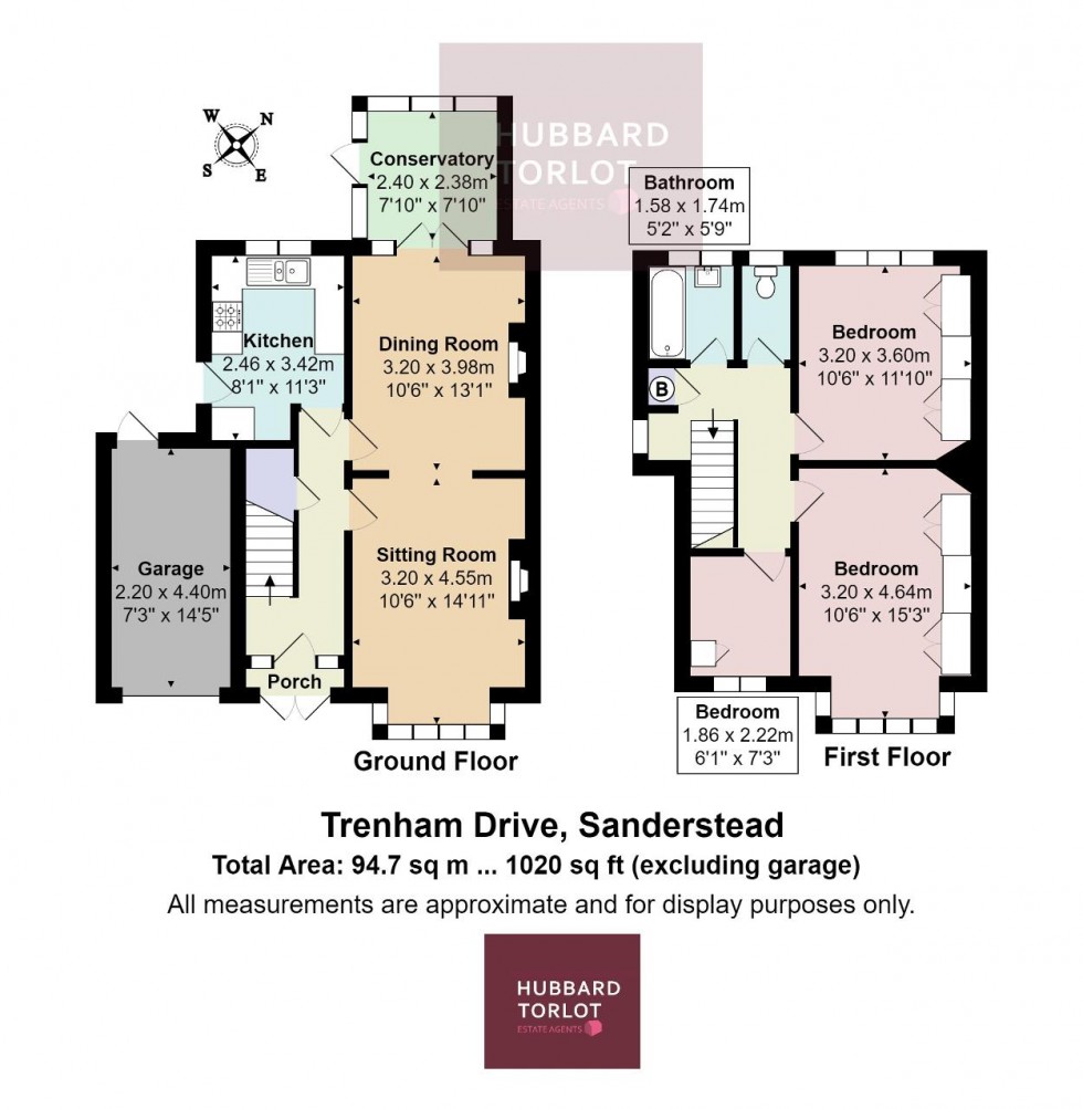 Floorplan for Trenham Drive, Warlingham