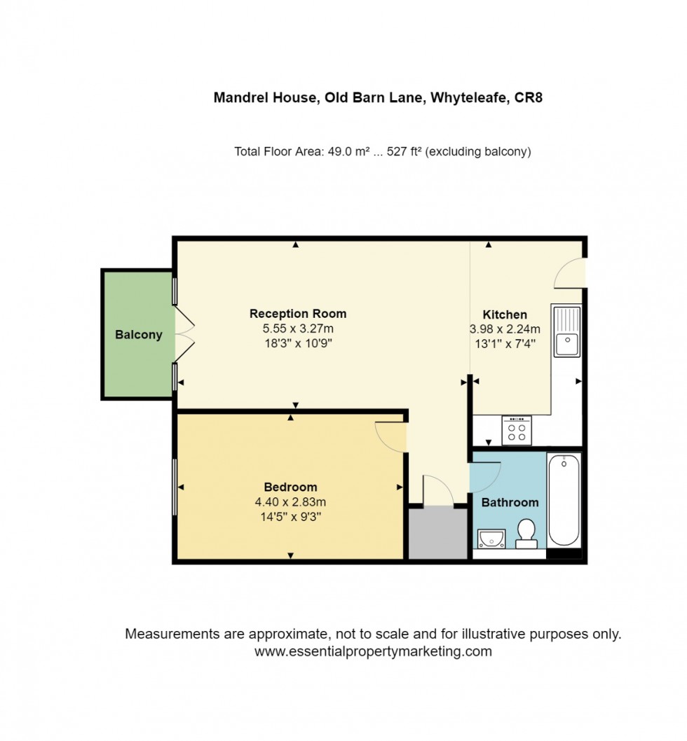 Floorplan for Old Barn Lane, Kenley