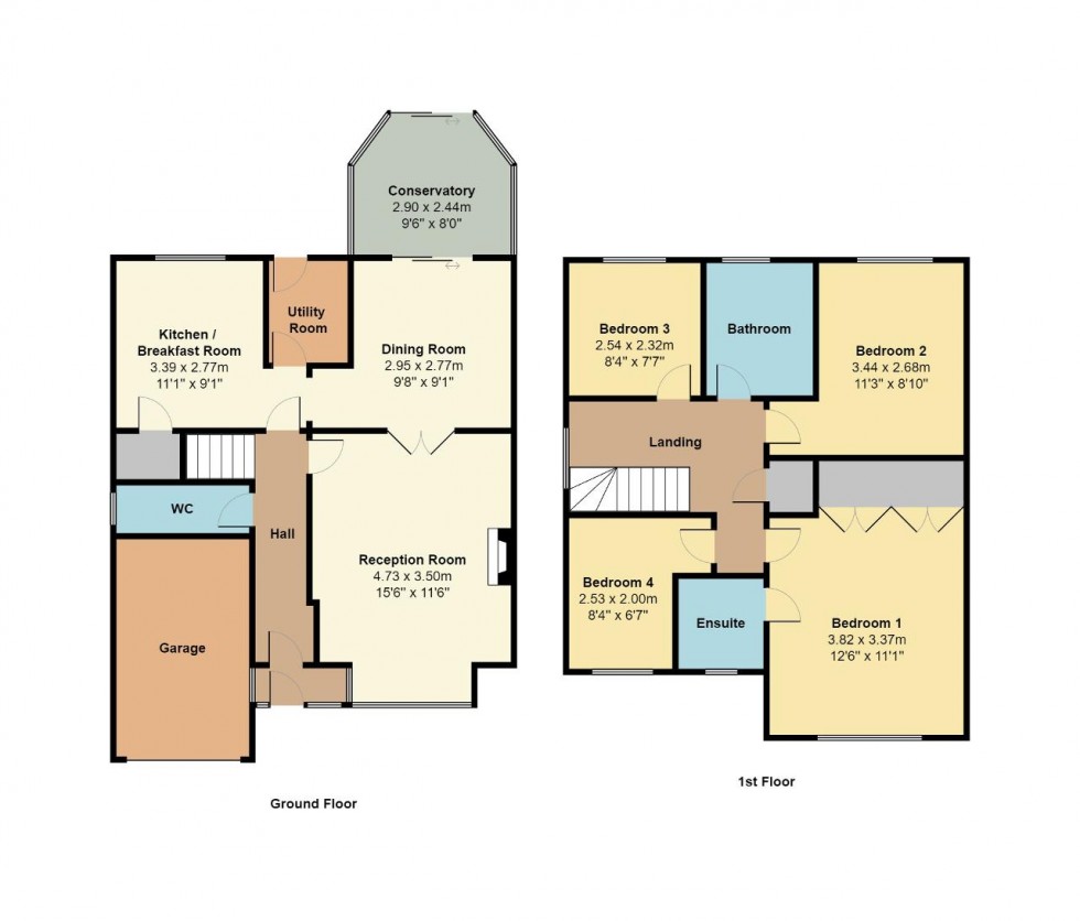 Floorplan for Pitreavie Drive, Hailsham