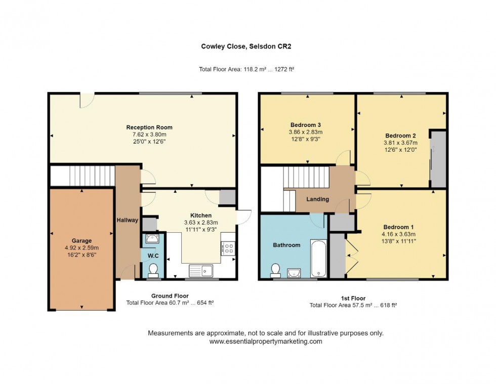 Floorplan for Selsdon, South Croydon