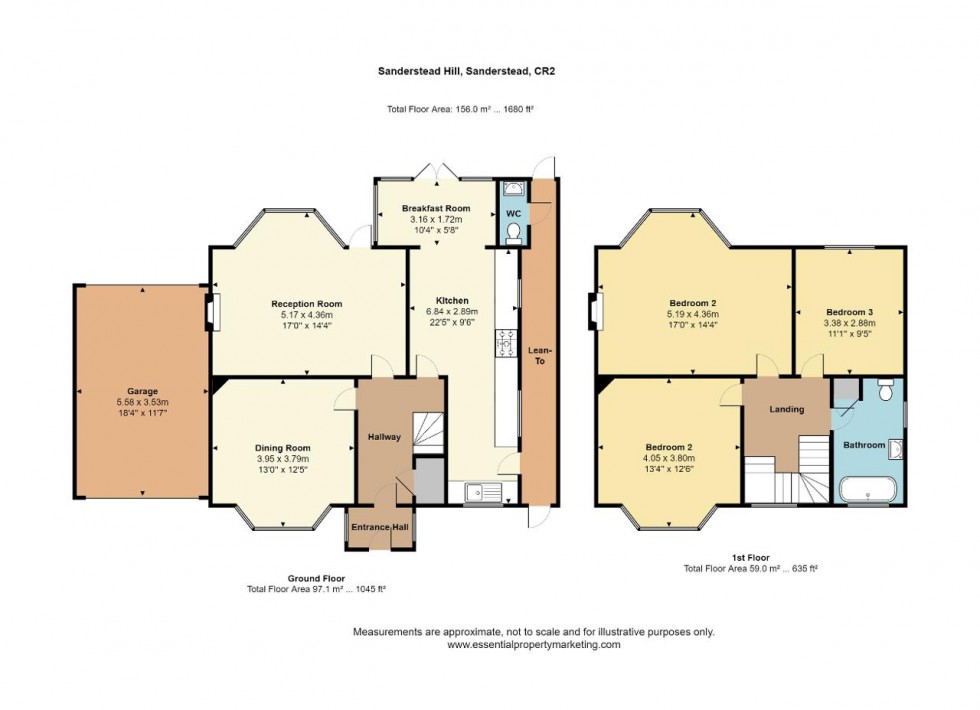 Floorplan for Sanderstead Hill, Sanderstead