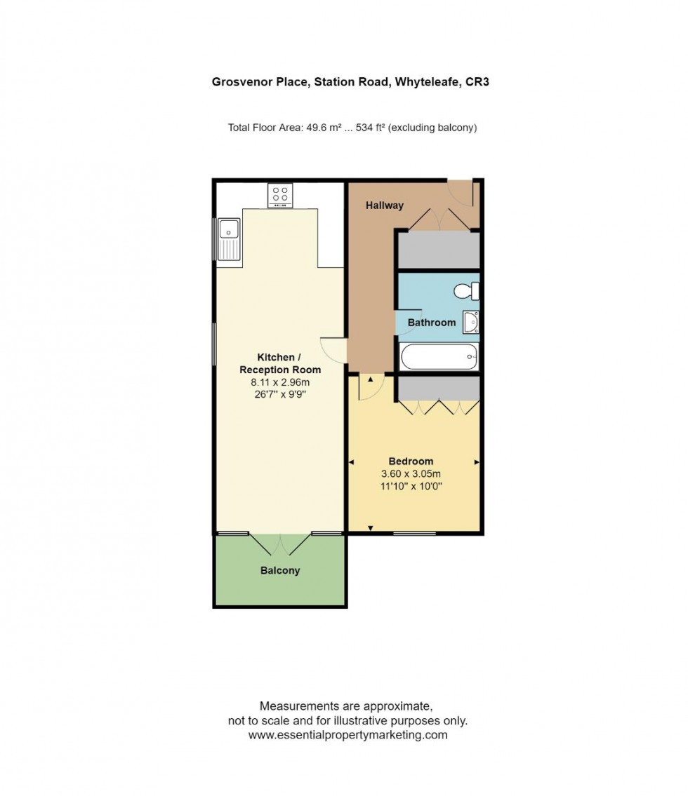 Floorplan for Station Road, Whyteleafe