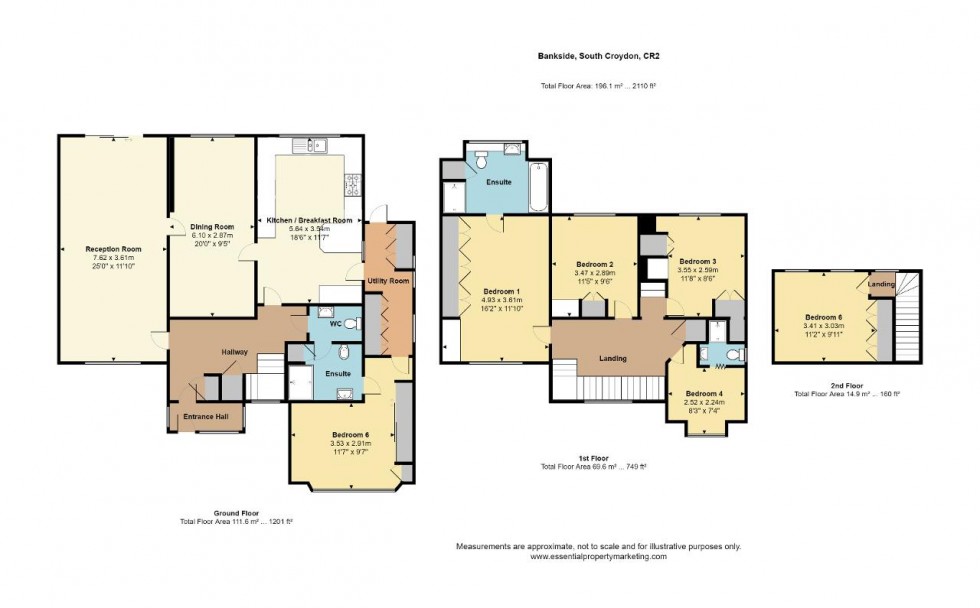 Floorplan for Bankside, South Croydon