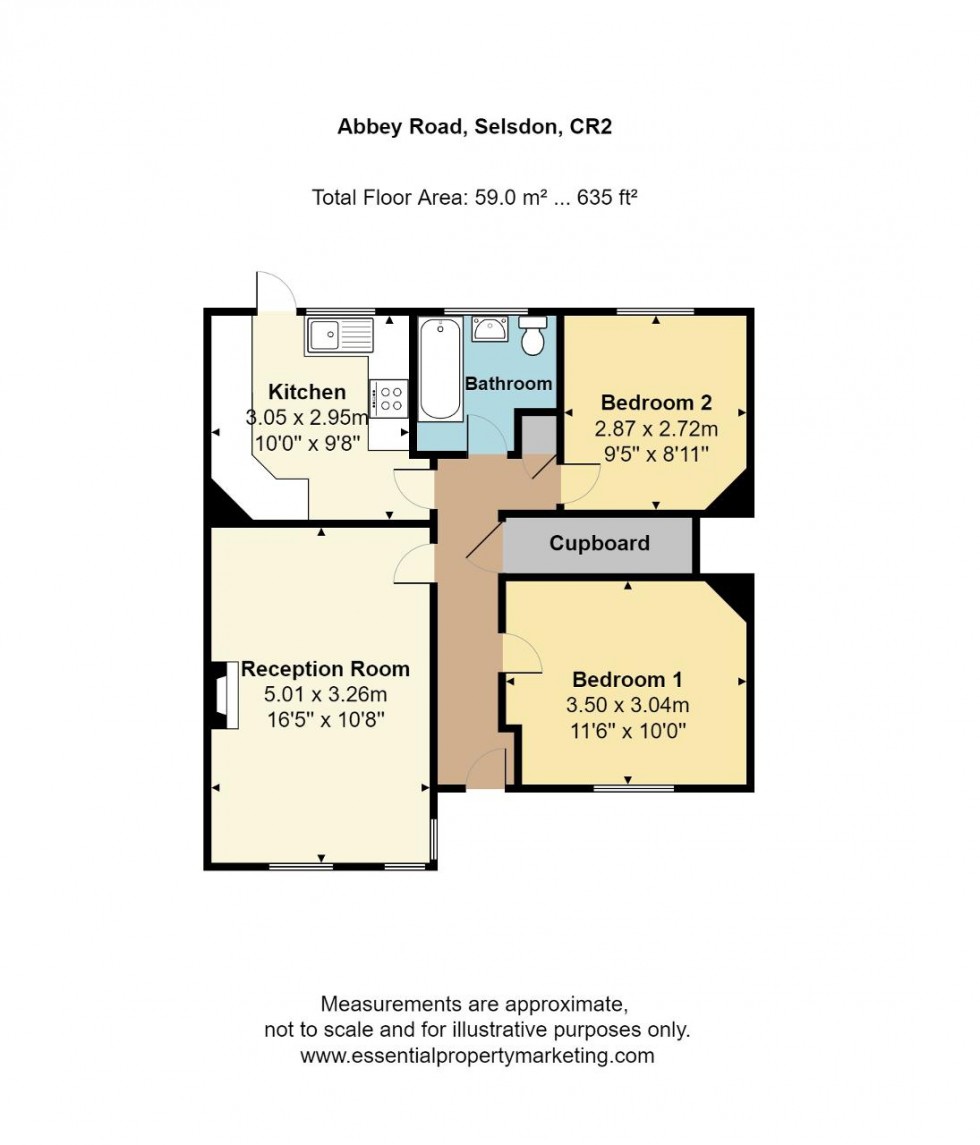 Floorplan for Abbey Road, Selsdon