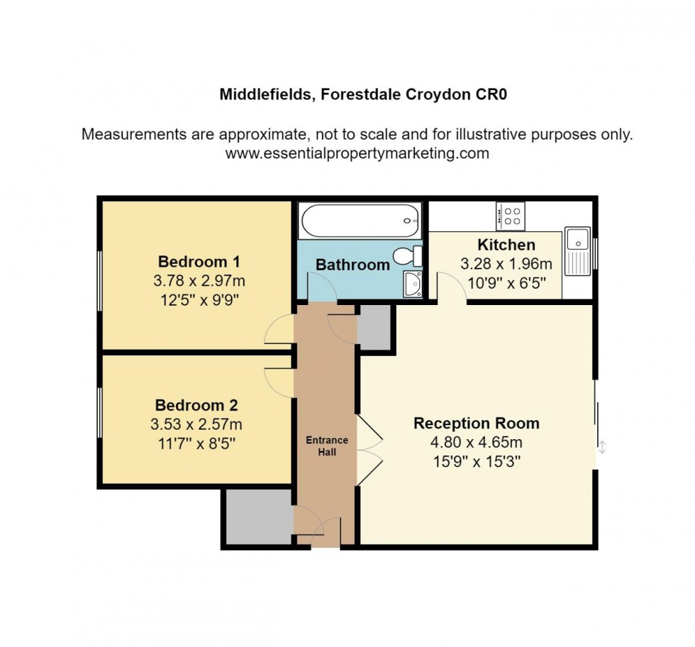 Floorplan for Middlefields, Croydon