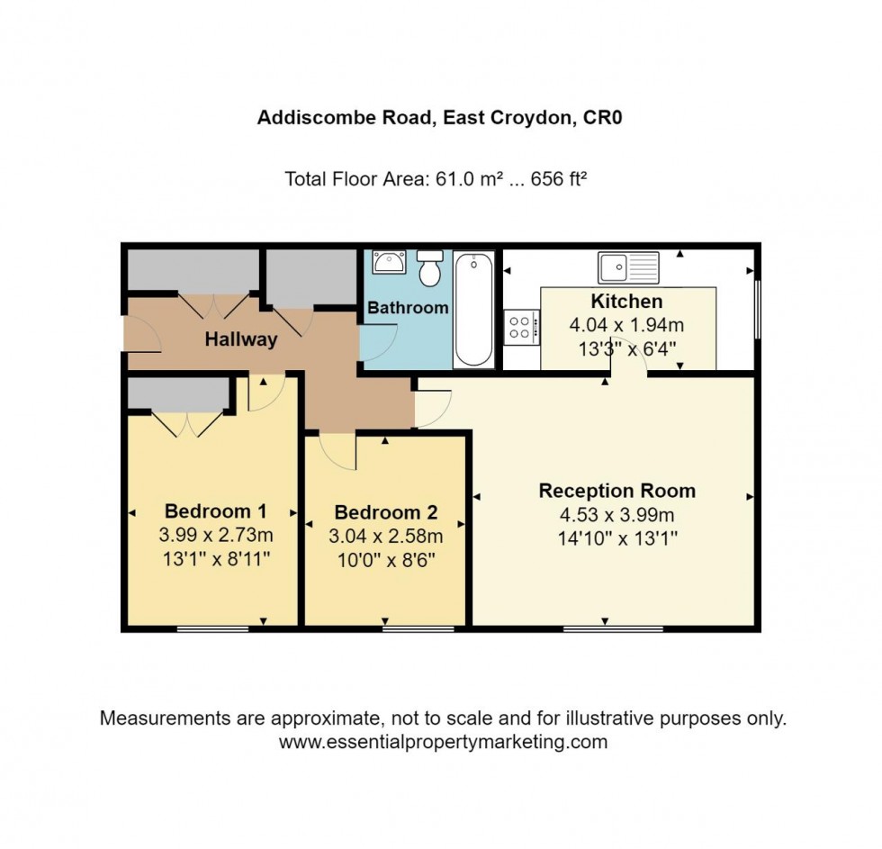 Floorplan for Addiscombe Road, Croydon