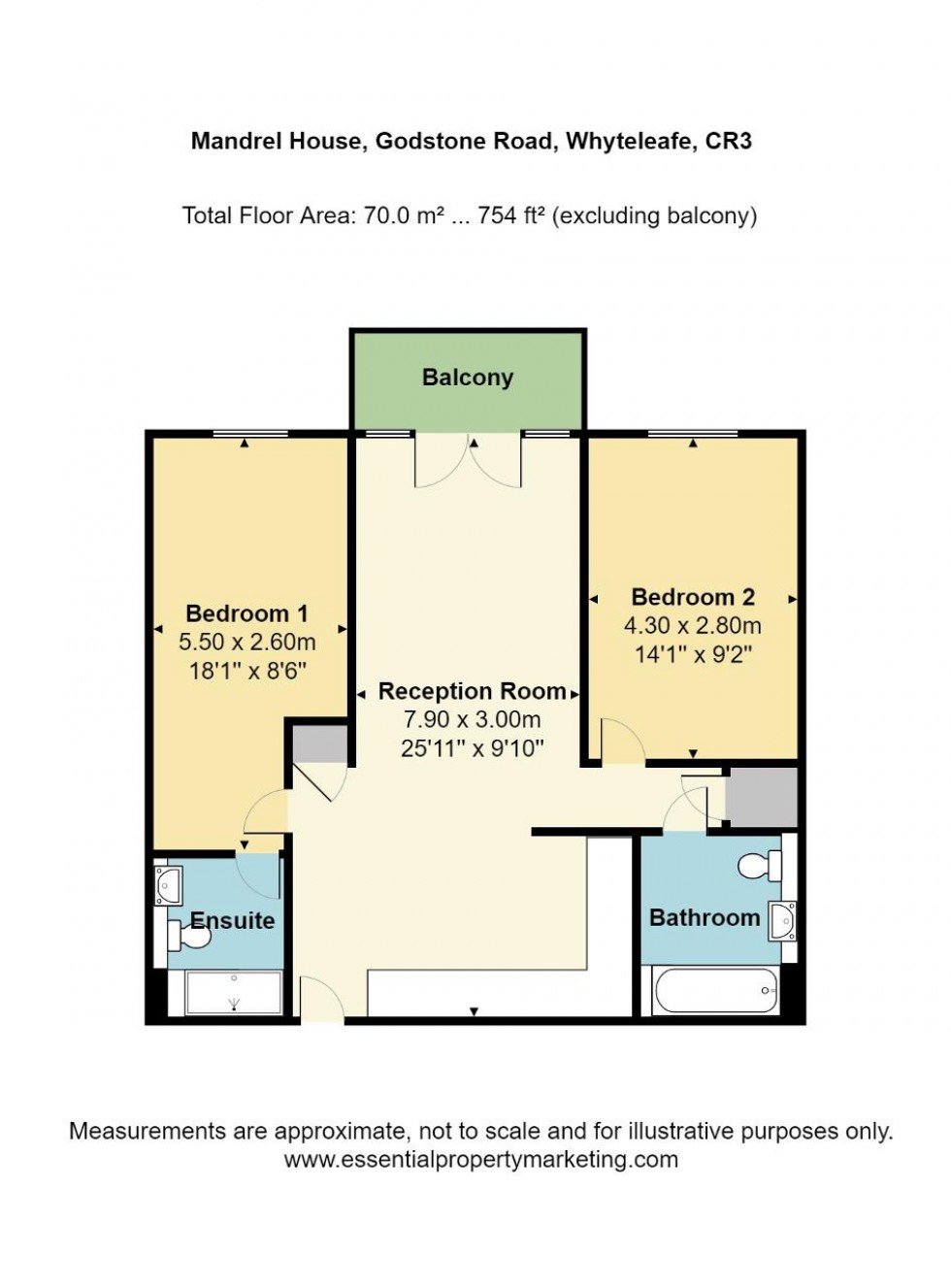 Floorplan for Old Barn Lane, Kenley