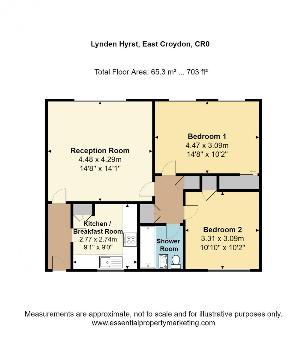 Floorplan for Lynden Hyrst, East Croydon