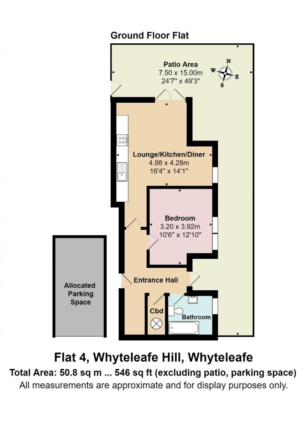 Floorplan for Whyteleafe Hill, Whyteleafe