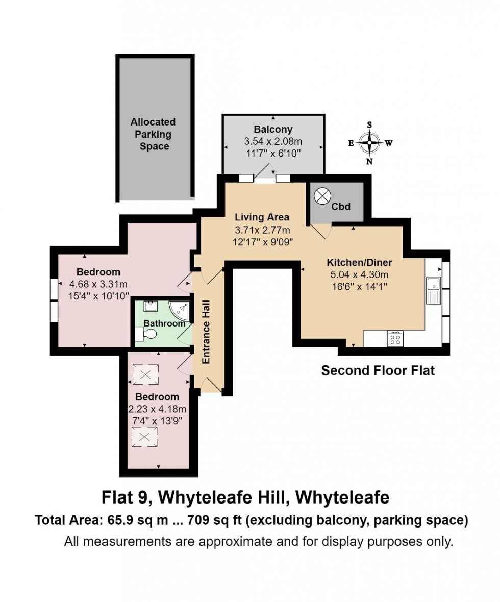 Floorplan for Whyteleafe Hill, Whyteleafe