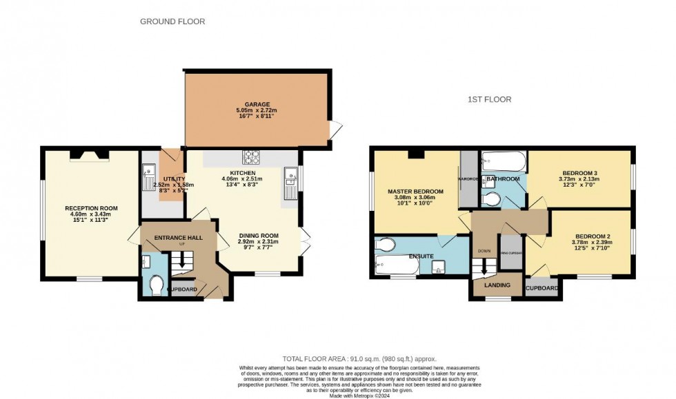 Floorplan for Dane Road, Warlingham