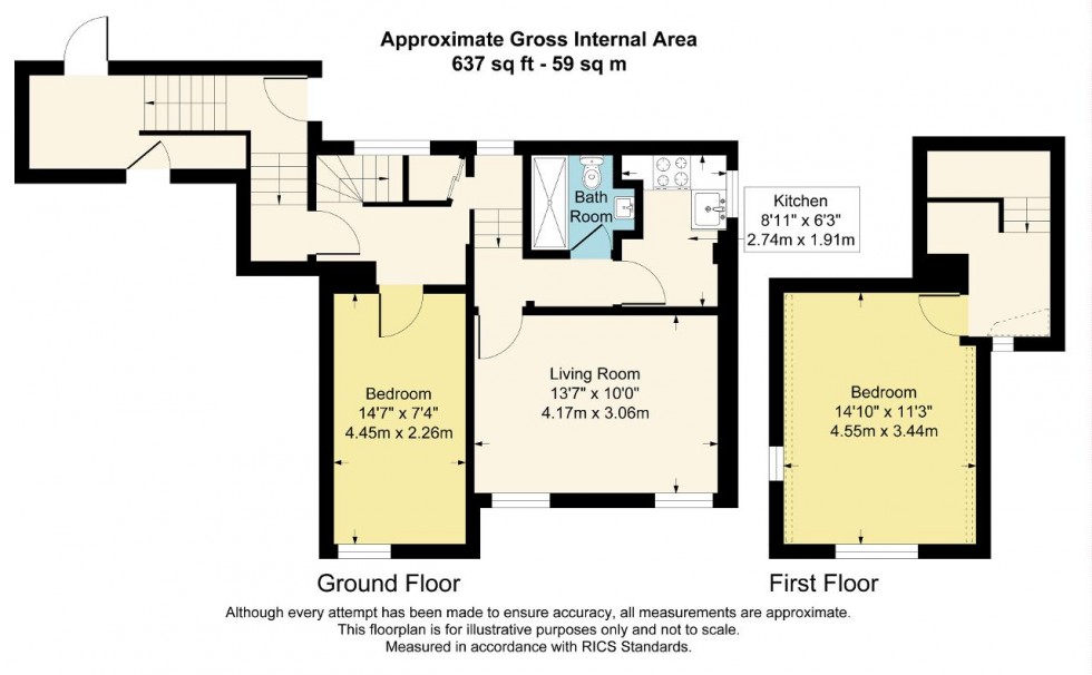 Floorplan for Bramley Hill, South Croydon